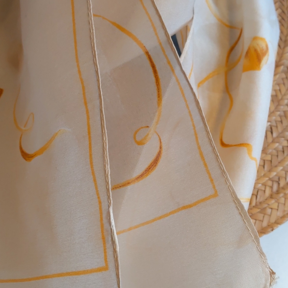 Silk scarf, RESERVED for MN